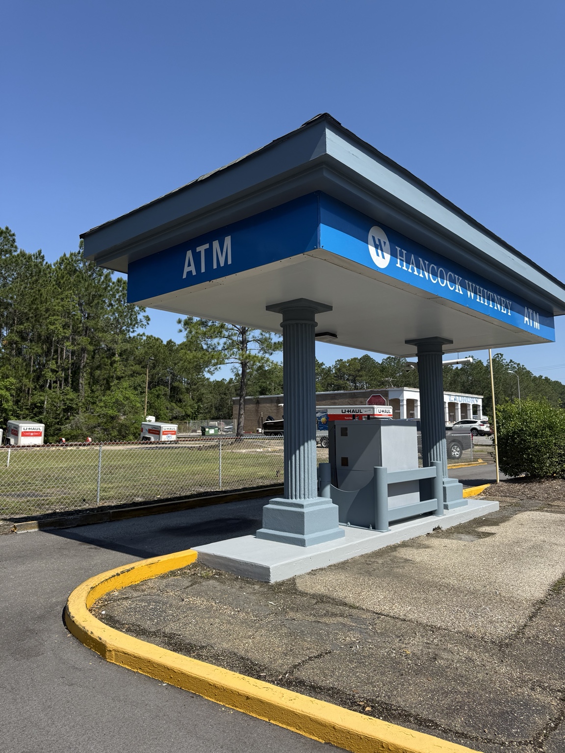 Hancock Whitney ATM Repainting 2
